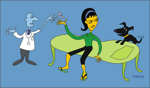 The Broken Funny Bone - drawing by Pam RuBert