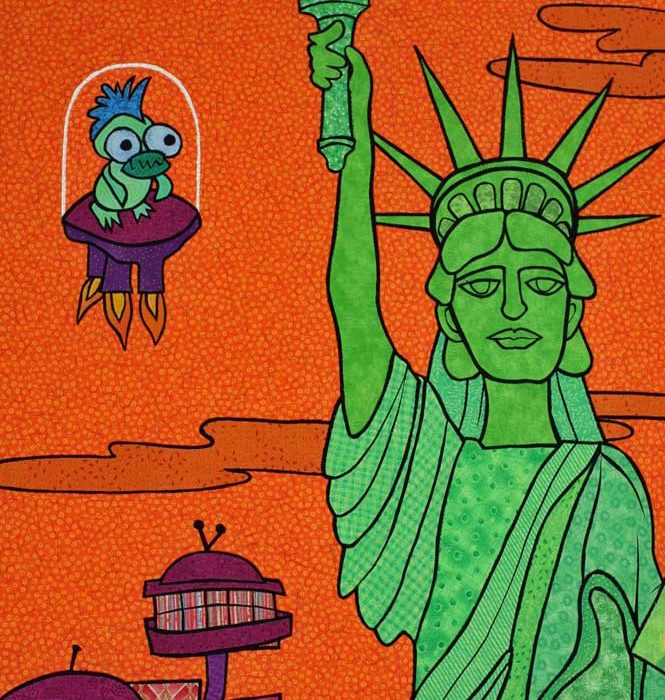 Green Lady Liberty